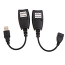 USB 2.0 Extender To RJ45 Over Cat5/5e/6 Connection