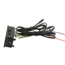 DC4-28V High-precision Dual-display Digital Car Thermometer NTC Metal Probe