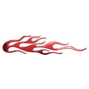 2 in 1 Auto Car Red Plastic Flame Shaped Reflective Stickers