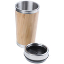 Bamboo Coffee Cup Stainless Steel Coffee Travel Mug With Leak-Proof Cover I
