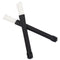 Telescopic Retractable Handles Percussion Drum Brushes Sticks (Black+White)