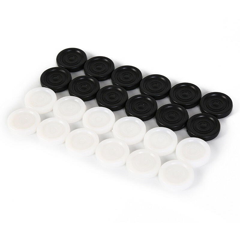 international checkers portable folding plastic chess game board + 24pcs chess3c