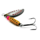 6X Spinner Fishing Lures Jig Shone Metal Sequin Trout Spoon Wobblers Crank VIU