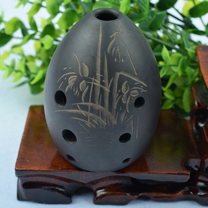 Music Xun Pottery National Wind Instruments Eight Holes Small Pottery Chine