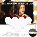 LED Mirror Makeup Light Bulb Dimmable Table Cosmetic Wall Lamp (10 Strings) SN9F