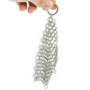 Ringer Stainless Steel Big Chain Mail Cast Iron Skillet Cleaner " Scrubber