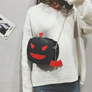 Halloween Pumpkin Design Small Chain Shoulder Bags