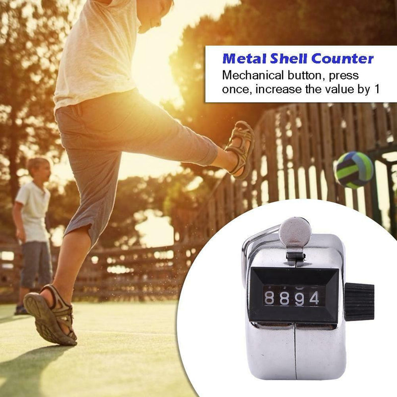 4 Digit Number Handheld Tally Counter Digital Golf Clicker Training Counter