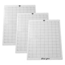 3Pcs Replacement Cutting Mat Adhesive Mat with Measuring Grid 8 By 12-Inch