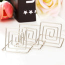 20 Pieces Wire Place Card Holder Metal Card Holder Stand Wedding Name Place