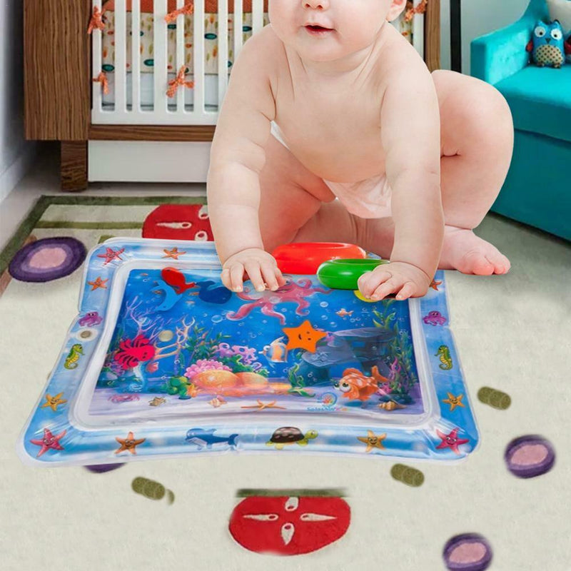 Activity Inflatable Cushion Water Infants Children Fun Center Play Baby Mat For