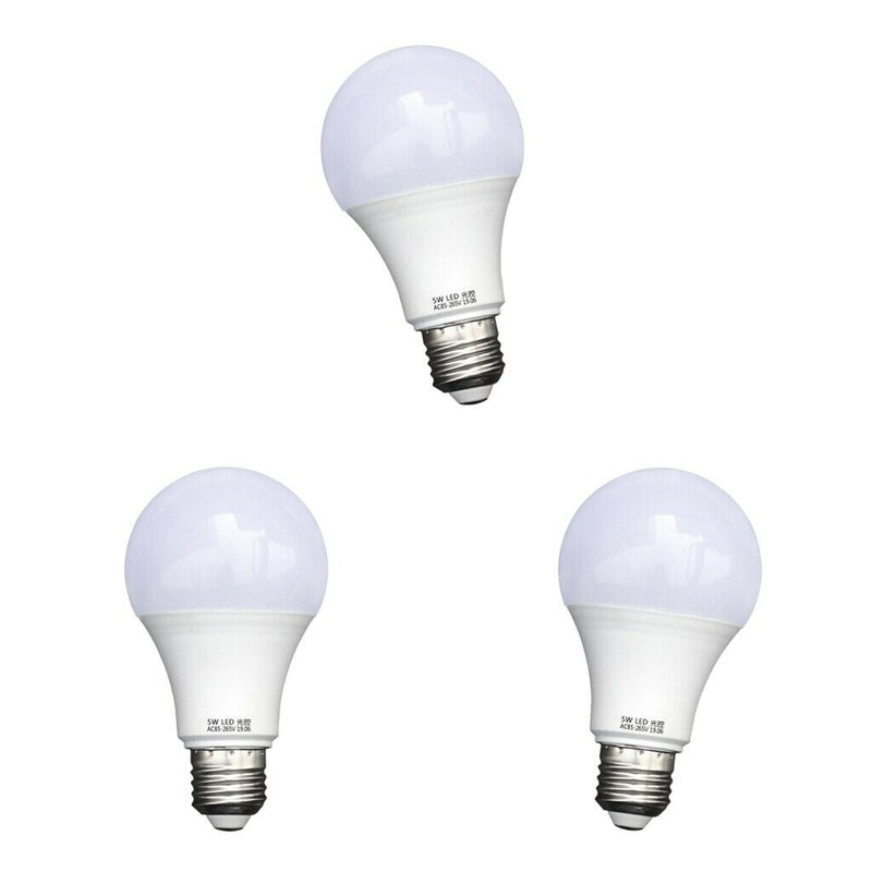 3 Pcs 5W Dusk Till Dawn Sensor LED Light Bulb Decorative Security Light