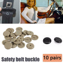 10Pairs Universal Clip Seat Belt Stopper Buckle Button Safety Retainer Fast V2O9