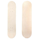 8Inch 8-Layer Maple Blank Double Concave Skateboards Natural Skate Deck Boa J2V5