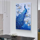 Peacock Shaped DIY 5D Diamond Embroidery Painting Kit for Beginner Art Decor