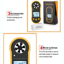 Rz818 Anemometers Anemometer Lcd Digital Wind Speed Meter Portable Anemomet