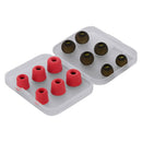 6 Pairs Comfort Replacement Memory Foam Earpad Tips & Silicone Earbuds Tips