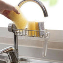 Sponge Holder, Adjustable Stainless Steel Faucet Mounted Sponge Holder For  F6S3