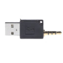 USB 2.0 to 3.5mm Adapter for iPod Shuffle 1st 2nd Generation Black