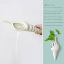 Modern White Ceramic Sea Shell Conch Flower Vase Wall Hanging Home Decor Li W9Z6