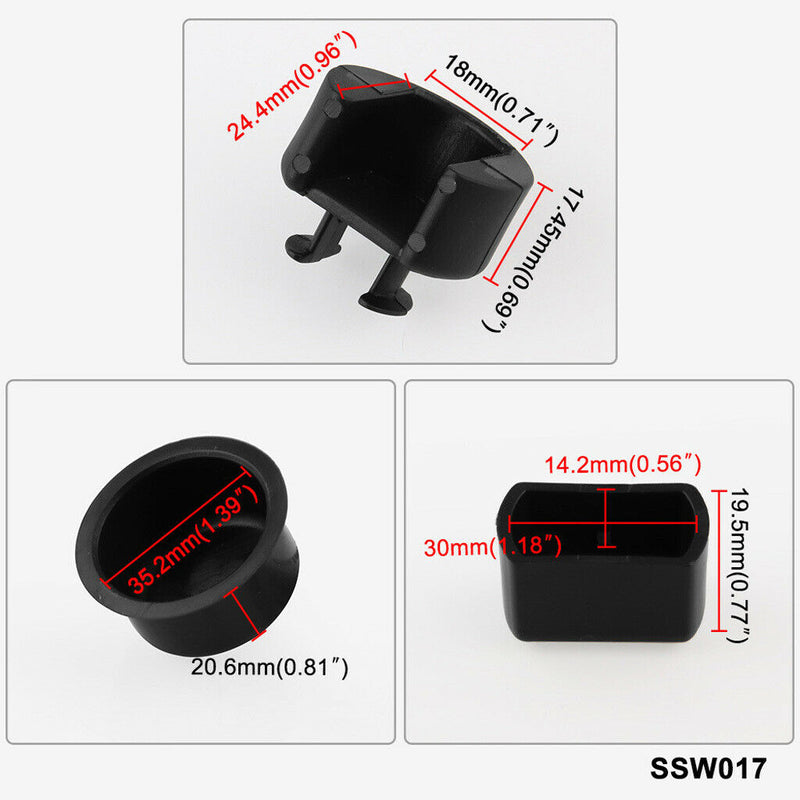 Tailgate Hinge Pivot Bushing Insert Kit For Dodge Ram Ford F Series Trucks