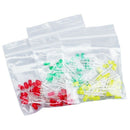 75 x 3mm Red Green Yellow Assorted Color LED Light Emitting Diodes