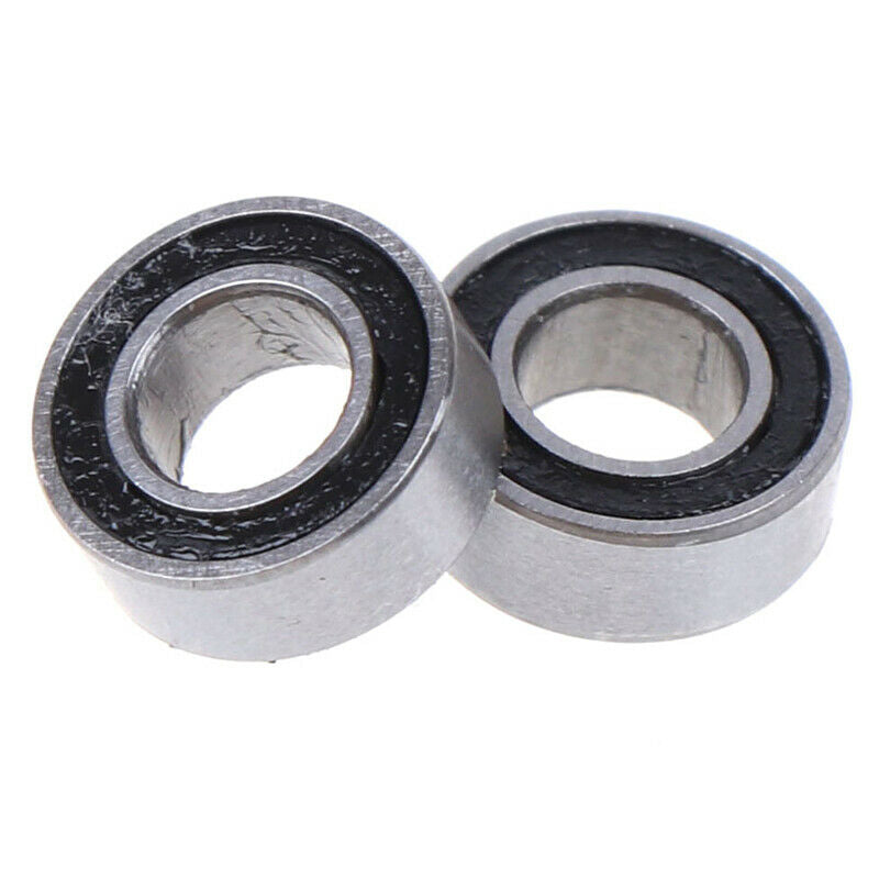 5Pcs Black 4*8*3mm MR84RS MR84-2RS 4x8x3mm rubber sealed ball beari Kw