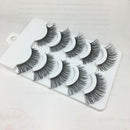 Handmade  5 Pairs Makeup Cross Thick False Eyelashes Eye Lashes Soft Nautral