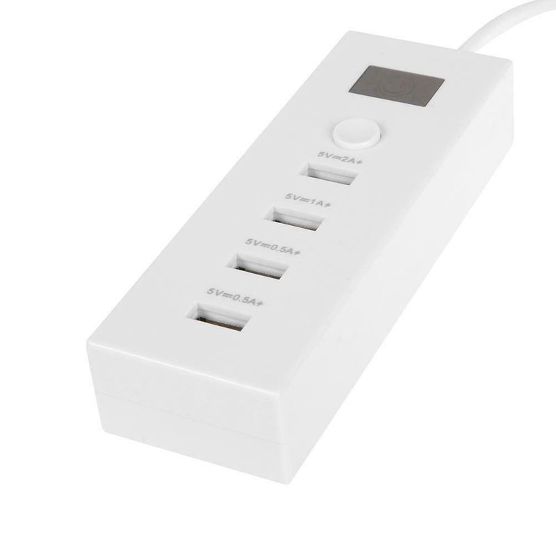 USB 4 Port Multifunction Charger Quick Charging 5V 2A Extension Socket(EU)