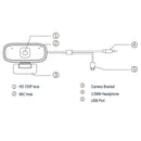 720P HD Webcam AUTO FOCUS Web Camera For PC/Laptop/Desktop with Microphone bs