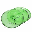 Nylon Fish Foldable Crab Shrimp Keep Fishing Net 4 Layers 18" Length Green B8L1