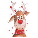 Mini Christmas patches t-shirt dresses diy decor iron-on appliques transfer 3C