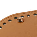 2x DIY Bags PU Pads Bottom Base 25x12x0.4cm Shaper Bag Cushion w/ 60 Holes