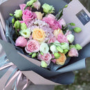 20X Korean Flowers Two-Tone Paper Packaging Gift Neutral Florist Wrapping VTO