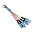 3in1 USB Data Charger Cable Multi-Function Charger Cord For IOS&Android & T V4N6