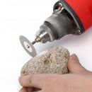10X 60mm Diamond Coated Cutting Cut Off Disc Blade Wheel & For Rotary Tools Kit