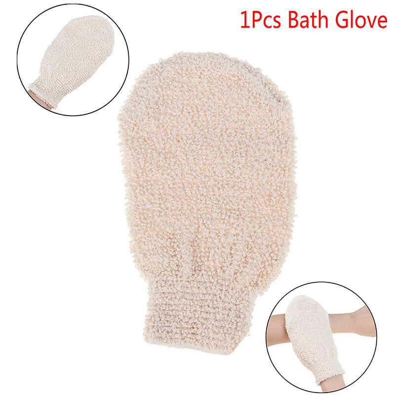 1x Bath Glove Shower Scrubber Back Scrub Exfoliating Body Massage Sponge Glov`US