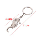 2Pcs seahorse keychains key rings bottle opener keychains & key holder 3C
