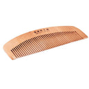 5.8" Long Eco Friendly Wooden Color Natural Wood Hair Comb N3A8