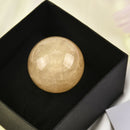 Natural Citrine Quartz Crystal Sphere Ball Healing 40mm Ball Stones Decor Gifts