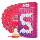 MingLiu Condom 10 Count Curve Diamond Textured G-Spot Tight Ultra Thin Sensitive