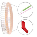 3Pcs/set Knitting Tool Weave Loom Kit for Shawl Blanket Hat Socks Marker Ya D3K3
