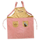 Classical Embroidery Apron Plaid Women Bowknot Kitchen Chef Apron Dress Wit X7T6