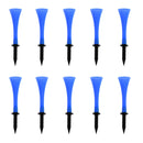10Pcs 83mm Height Rubber Golf Tees Golfer Training Practice Tool Royalblue