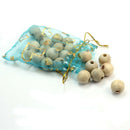 40Pcs Cedar Wood Moth Balls Camphor Bug Repellent Wardrobes Cloth Drawers + Bag