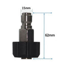 3/8 Quick Connect Male to M22 14 15 Female Adapter for Pressure Washer