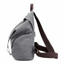 Canvas Backpack School Bag Casual College Travel Purse Shoulder Bag For Men