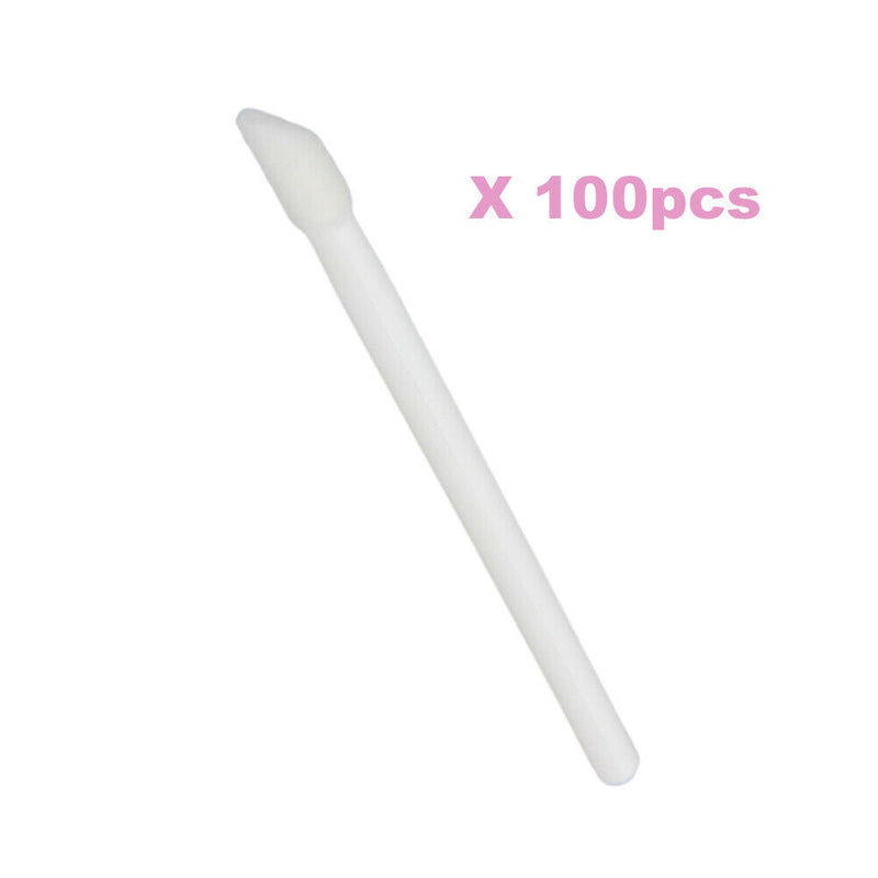 100pcs Disposable Lip Brushes Makeup Lipstick Gloss Wands Applicator