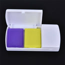 1pc Pill Case Splitters Plastic Medicine Organizer Storage Box Tablet Cutter  LJ