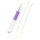 1Set Embroidery Felting Punch Needle Tool And Threader For Sewing Purple +
